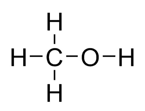 structural formula of methanal